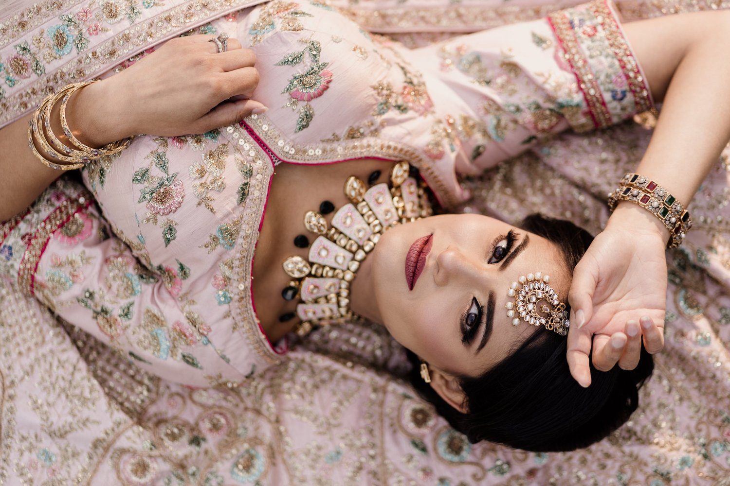 Bridal makeup and hair by Maliha Khan