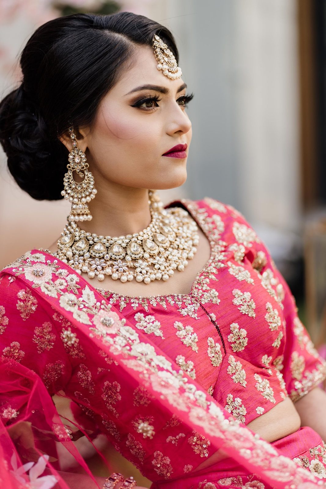 Bridal makeup and hair by Maliha Khan