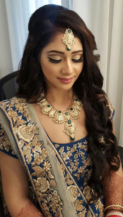 Bridal bridal makeup and hair by Maliha Khan