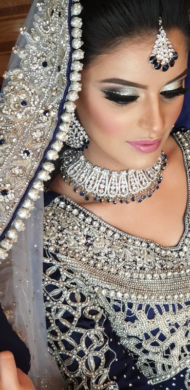Bridal bridal makeup and hair by Maliha Khan
