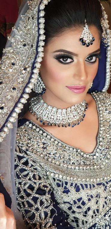 Bridal bridal makeup and hair by Maliha Khan