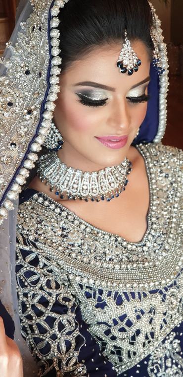 Bridal bridal makeup and hair by Maliha Khan