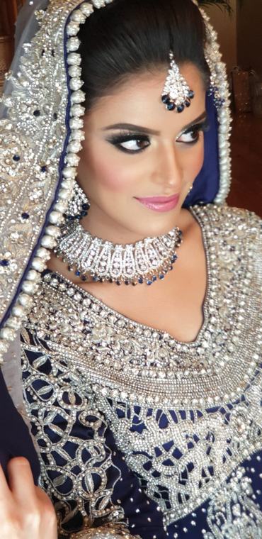 Bridal bridal makeup and hair by Maliha Khan