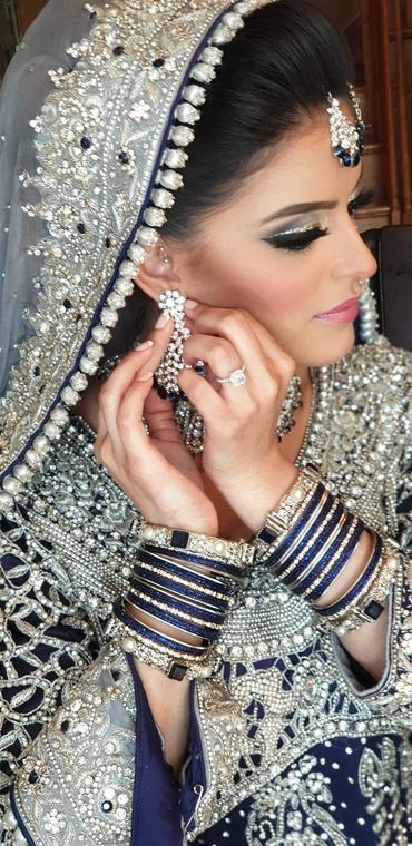 Bridal bridal makeup and hair by Maliha Khan