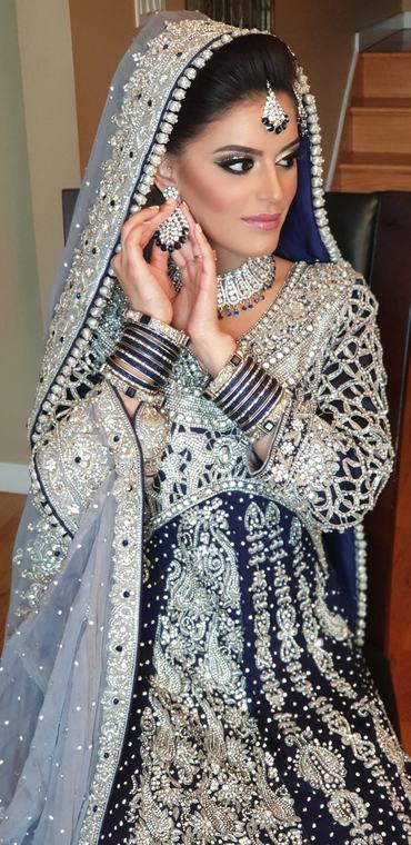 Bridal bridal makeup and hair by Maliha Khan