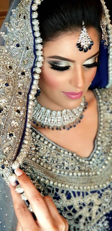 Bridal bridal makeup and hair by Maliha Khan