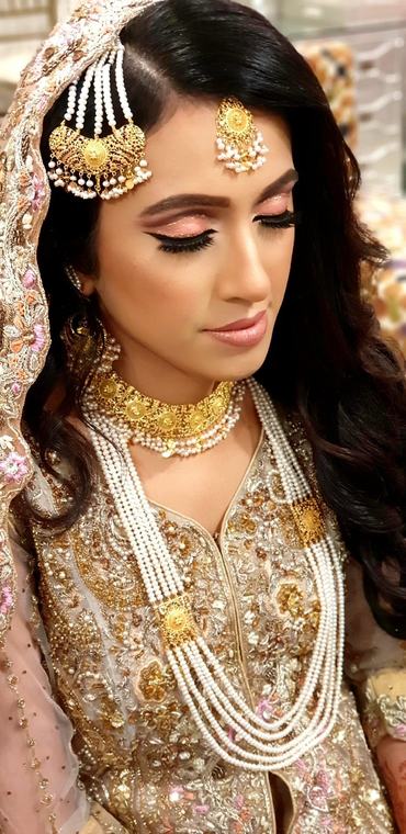 Bridal bridal makeup and hair by Maliha Khan