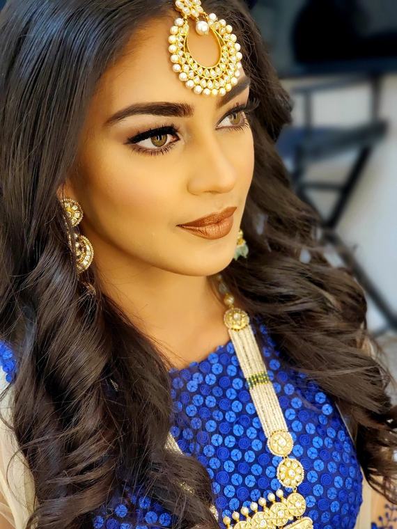Bridal bridal makeup and hair by Maliha Khan