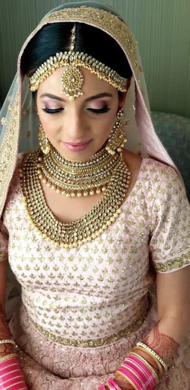 Bridal bridal makeup and hair by Maliha Khan