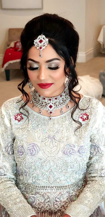 Bridal bridal makeup and hair by Maliha Khan