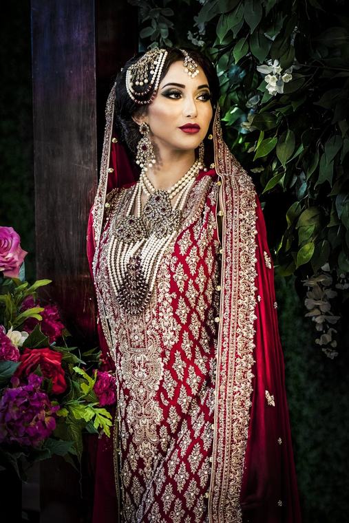 Bridal makeup by Maliha Khan