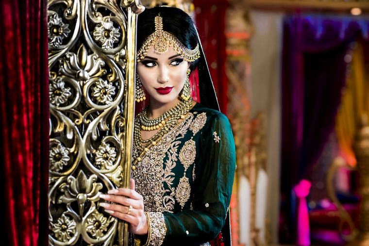 Bridal bridal makeup and hair by Maliha Khan