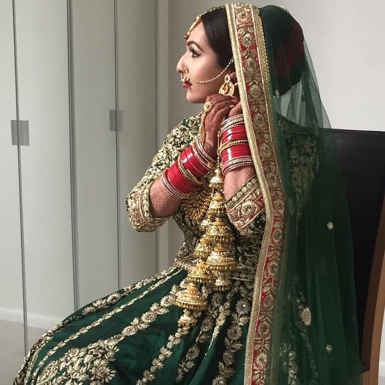 Bridal bridal makeup and hair by Maliha Khan