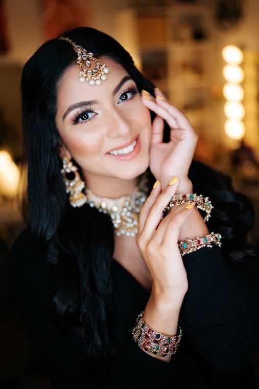 Natural bridal makeup by Maliha Khan