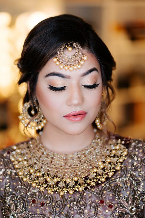 Bridal bridal makeup and hair by Maliha Khan