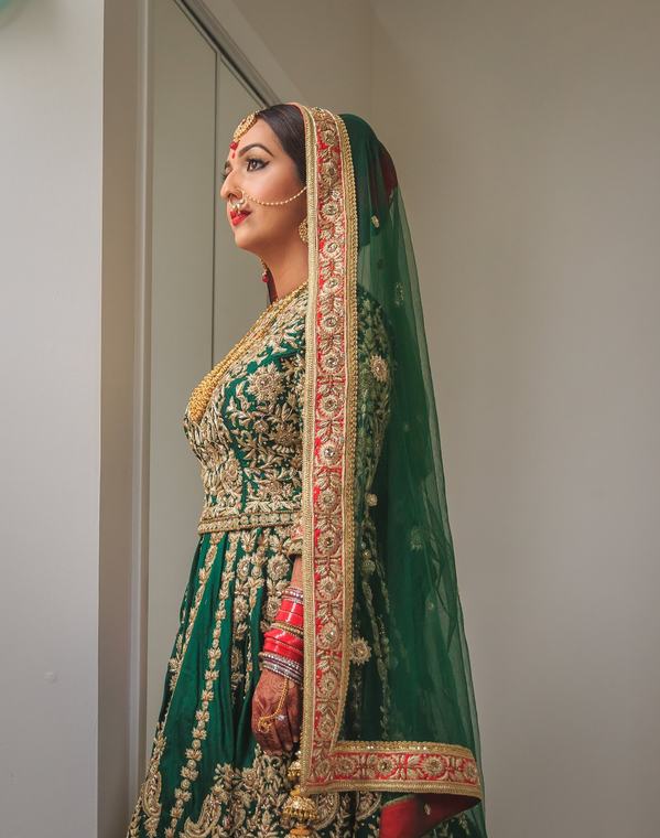 Bridal bridal makeup and hair by Maliha Khan