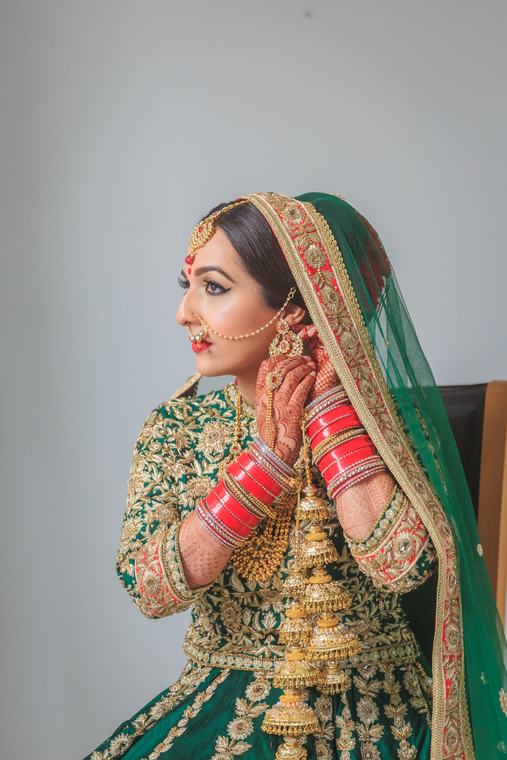 Bridal bridal makeup and hair by Maliha Khan